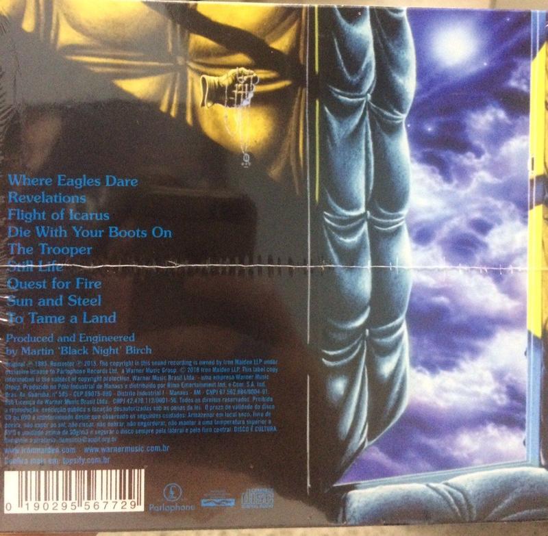 Cd Iron Maiden - 1983 Piece Of Mind - Digipack - Warner Music